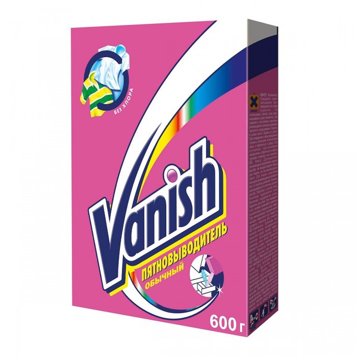 Бытовая химия Vanish Пятновыводитель порошок 600 г пятновыводитель bon с активным кислородом 300 г