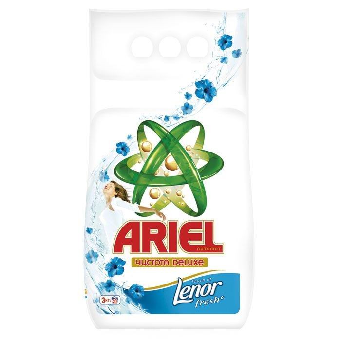 фото Ariel стиральный порошок автомат lenor fresh 3 кг