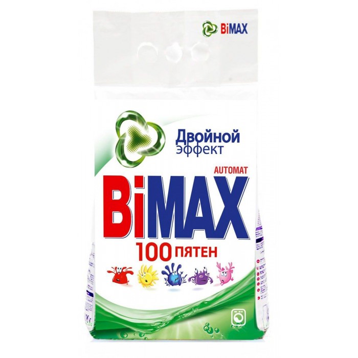 фото Bimax стиральный порошок 100 пятен автомат 4 кг