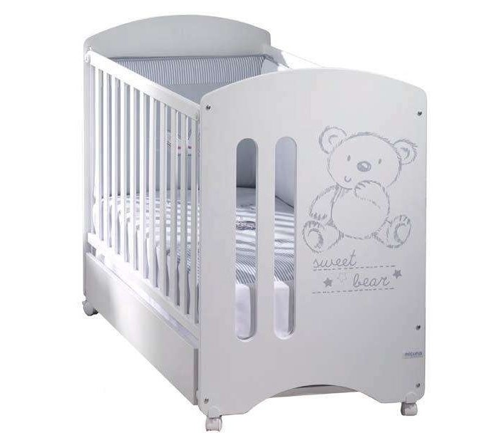 Детская кроватка Micuna Sweet Bear 120х60 с матрацем CH-620