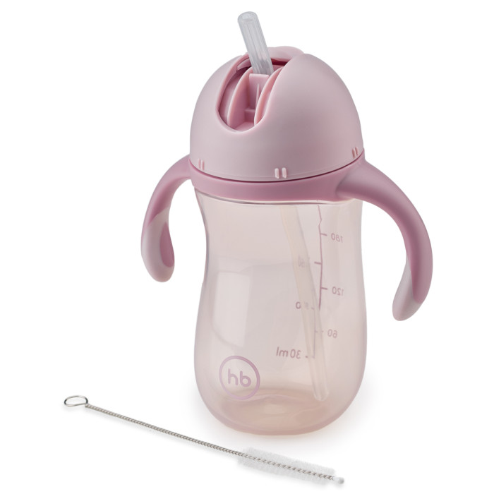 Поильник Happy Baby Straw Feeding Cup с трубочкой и ручками