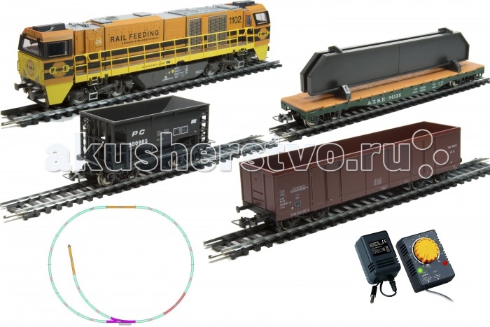 

Mehano Prestige тепловоз Vossloh G2000 с 3-мя вагонами, Prestige тепловоз Vossloh G2000 с 3-мя вагонами