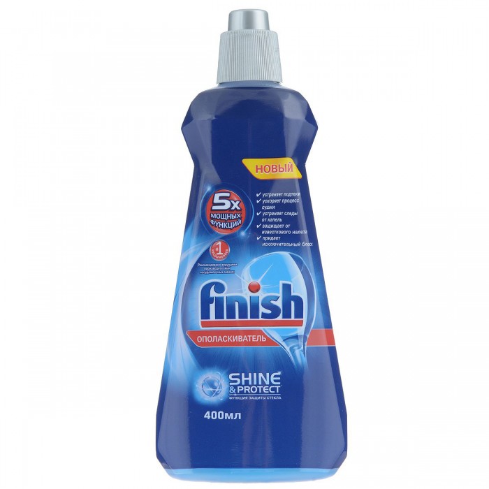 Бытовая химия Calgon Calgonit finish Блеск& Экспресс сушка Ополаскиватель для посудомоечных машин 400 мл finish ополаскиватель для пмм 800 мл