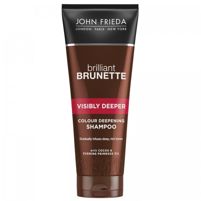 

John Frieda Brilliant Brunette Шампунь для придания насыщенного оттенка темных волос Visibly Deeper 250 мл, Brilliant Brunette Шампунь для придания насыщенного оттенка темных волос Visibly Deeper 250 мл