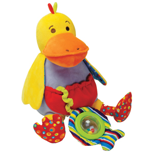 Развивающая игрушка Lubby Утенок с рыбкой