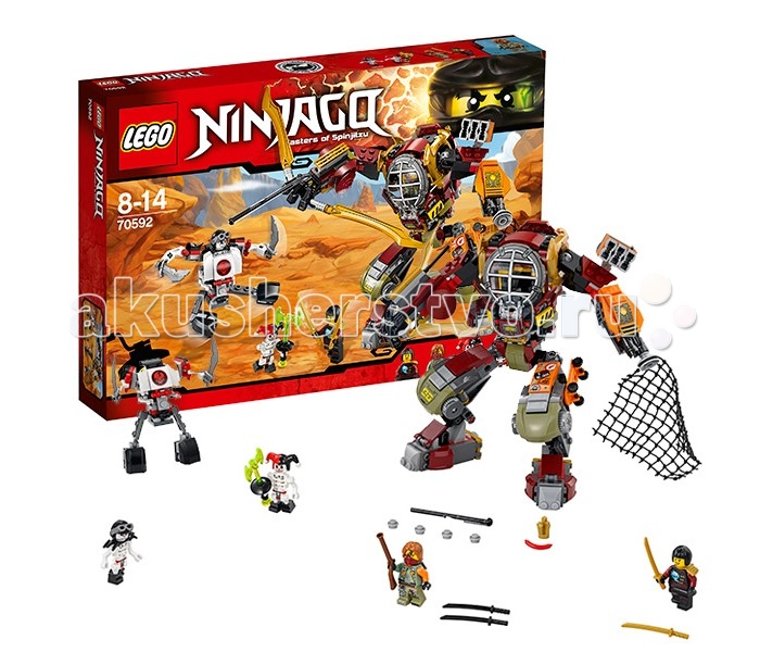 

Конструктор Lego Ninjago 70592 Лего Ниндзяго Робот-спасатель, Ninjago 70592 Лего Ниндзяго Робот-спасатель