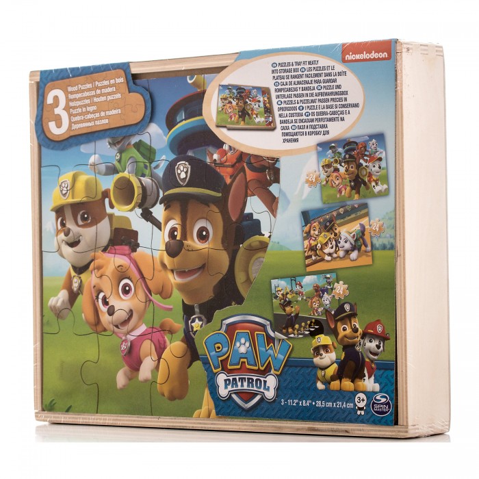 Пазлы Щенячий патруль (Paw Patrol) Деревяный пазл 5 шт.