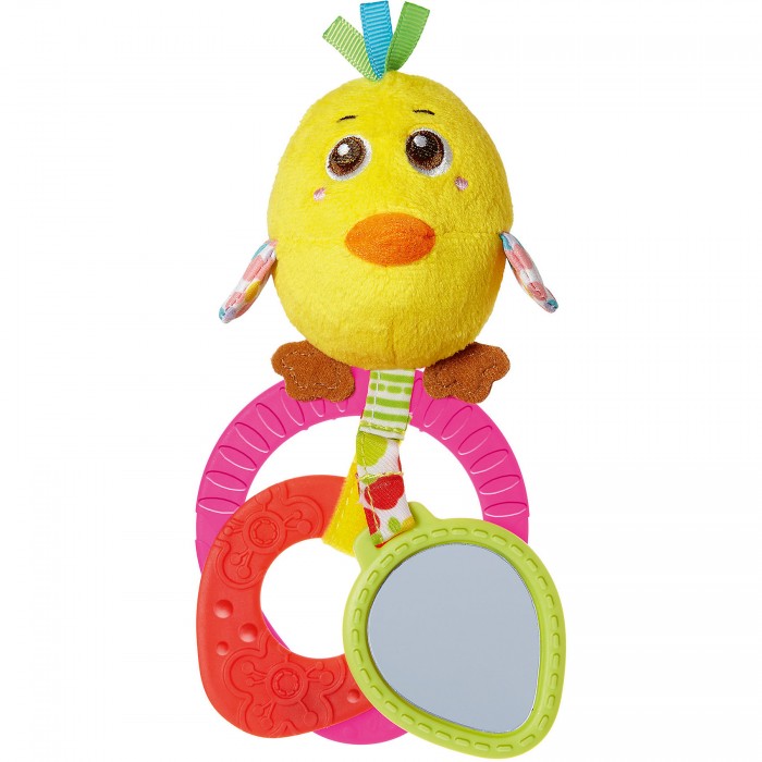Погремушки Chicco Игрушка Птенчик 3+ chicco toys 10036ar игрушка для стульчика для кормления гусеница