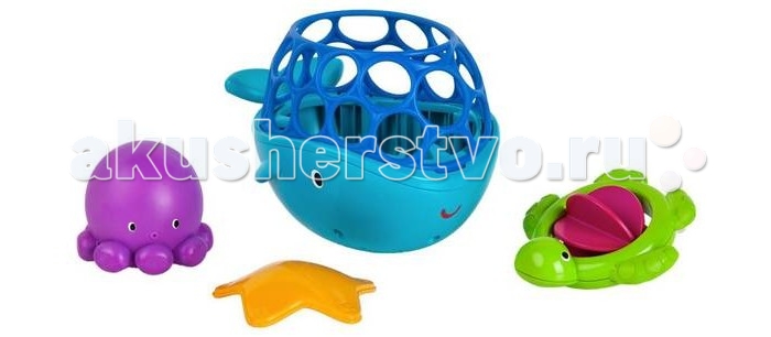 Игрушки для ванны Oball Игрушки для ванны Морские друзья