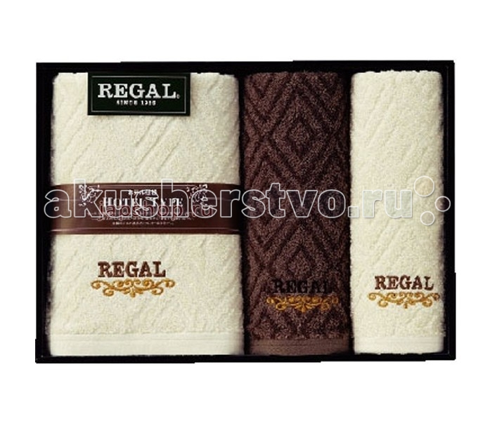 Полотенца Honda Towel Набор полотенец в подарочной упаковке Regal 3 шт., Полотенца - артикул:186304 Полотенца Honda Towel Набор полотенец в подарочной упаковке Regal 3 шт., Полотенца - артикул:186304