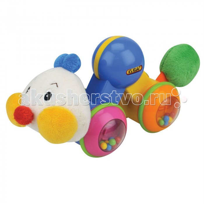 Погремушки KS Kids Гусеничка: нажми и догони игрушки подвески k s kids подвеска гусеничка