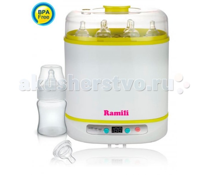 Ramili Стерилизатор Steam Sterilizer для детских бутылочек и аксессуаров