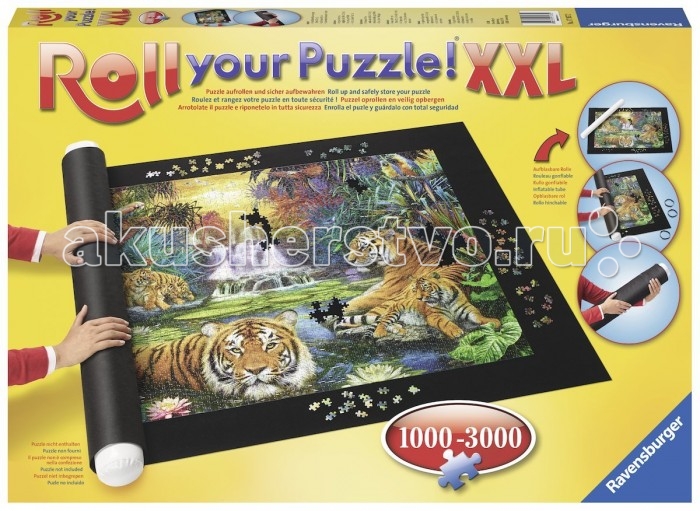 

Ravensburger Коврик для сборки пазлов XXL 1000-3000 элементов, Коврик для сборки пазлов XXL 1000-3000 элементов