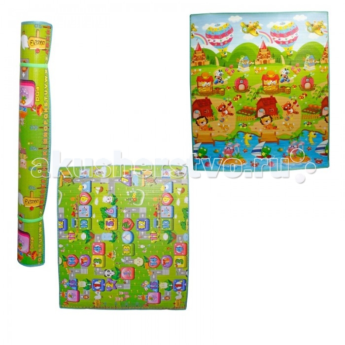 

Игровой коврик 1 Toy Средний двухсторонний 150х180х1 см