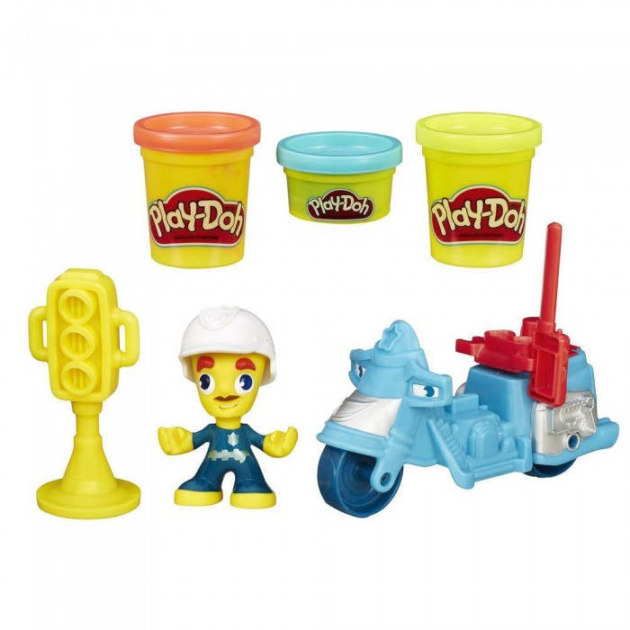 Всё для лепки Play-Doh Игровой набор пластилина Город Транспортные средства play doh игровой набор праздничный торт