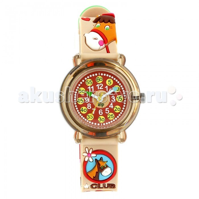 Часы Baby Watch Наручные Zip Equitation 604999Наручные Zip Equitation 604999 Часы Baby Watch Наручные Zip Equitation 604999Наручные Zip Equitation 604999Baby Watch Часы наручные Zip Equitation 604999 с рельефным рисунком принцесс. Часики упакованы в подарочную упаковку. Идеально сидят на запястье. Основные характеристики: возраст от 6 лет водонепроницаемые ударопрочные кварцевый механизм батарея Sony(срок службы два года) гарантия 2 года в комплекте обучающие часы из картона и наклейки. Размеры: диаметр 2,8 см, ремешок 21 см Все модели часов разработаны во Франции, прошли проверку в независимой лаборатории и сделаны из безопасных материалов.<br>