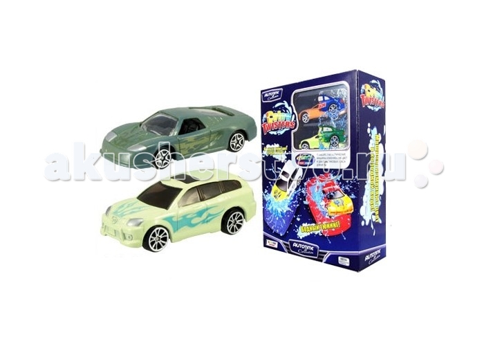 Машины Autotime Набор из двух машинок Color Twisters - Water Tunning-2 машинки autotime машина uaz 31514 ваи