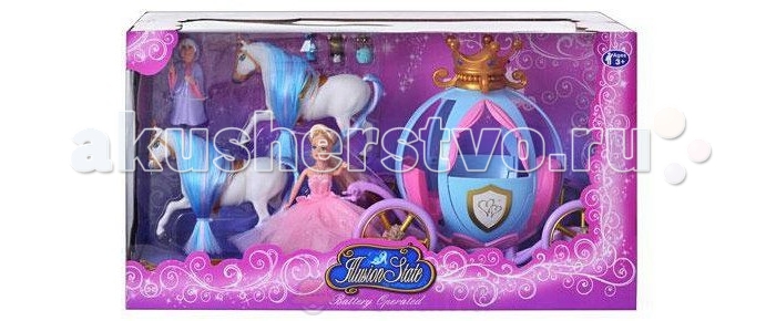 Shantou Gepai Игровой набор Карета с 2 лошадьми принцессой и волшебницейИгровой набор Карета с 2 лошадьми принцессой и волшебницей Shantou Gepai Игровой набор Карета с 2 лошадьми принцессой и волшебницейИгровой набор Карета с 2 лошадьми принцессой и волшебницейShantou Gepai Игровой набор Карета с 2 лошадьми принцессой и волшебницей Карета - игровой набор для девочек. Карета запряжена двумя лошадьми, во время езды у кареты светятся колеса. Игрушка работает от 2 батареек АА (в комплект не входят). Комплект: карета две куклы (Золушка в бальном платье и Фея-крестная) три фигурки пажей-крыс две лошадки.<br>