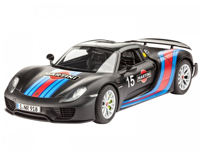 фото Конструктор Revell Автомобиль Porsche 918 Spyder Weissach Sport Version (120 делатей)