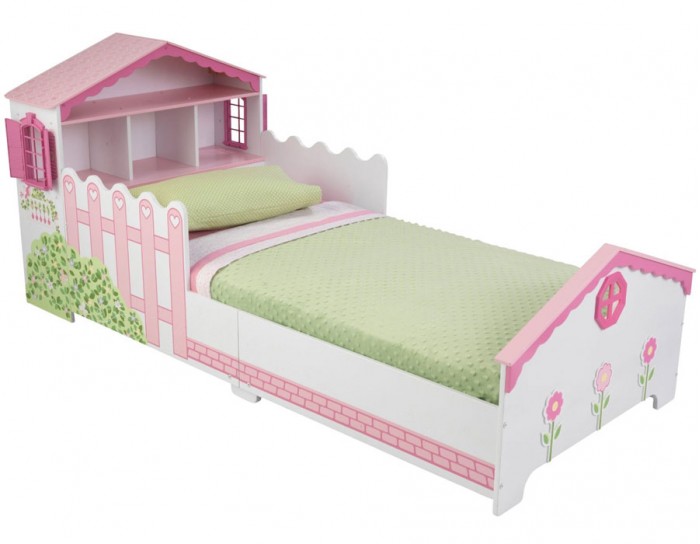 фото Подростковая кровать KidKraft Кукольный домик с полочками