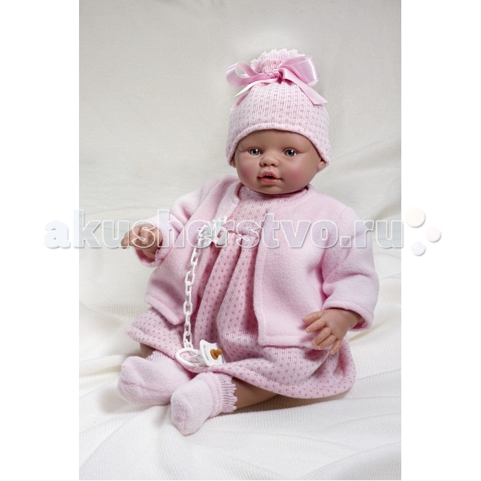 ASI Кукла Неус 45 см 2420046Кукла Неус 45 см 2420046 ASI Кукла Неус 45 см 2420046Кукла Неус 45 см 2420046ASI Кукла Неус 45 см 2420046 - пупс из новой коллекции испанского кукольного дома ASI - лучший подарок! Малышка Неус, выполнена из комбинированных материалов.Голова, ручки и ножки у нее из винила, тело - мягконабивное. Благодаря этому, Неус очень легкая, не смотря на свой рост. Кроха Неус - максимально приближенная копия настоящего малыша:без волос, в розовом платье с кофточкой, с озвучкой, в комплекте пустышка, в красивой подарочной коробке. Играть с таким пупсом - одно удовольствие! Особенности: кукла ASI сделана очень качественно. Без запаха. Используется безопасный твердый винил. Видна прорисовка мельчайших подробностей тела, рук и ног.<br>