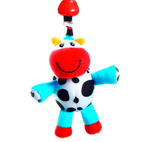 Подвесные игрушки Tiny Love погремушка теленок Кузя 427 игрушки подвески tiny love подвеска погремушка теленок кузя