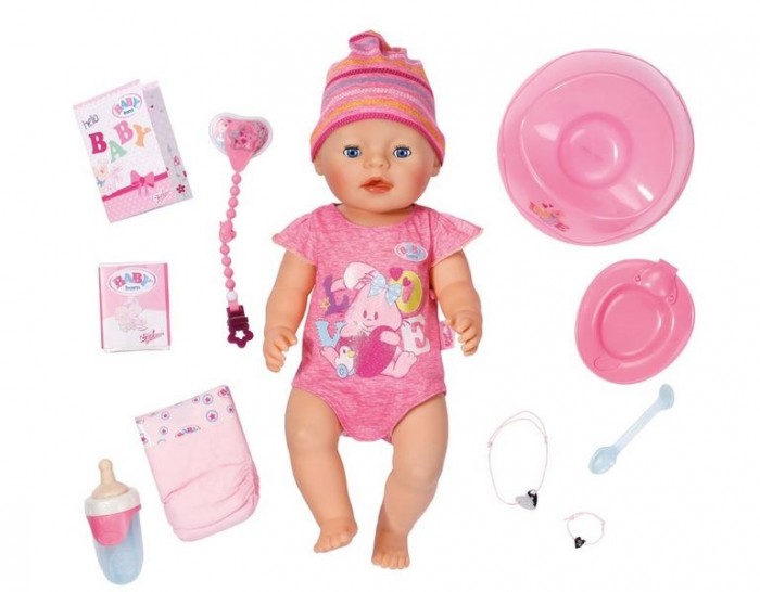 

Zapf Creation Игрушка Baby born Кукла Интерактивная 43 см, Игрушка Baby born Кукла Интерактивная 43 см