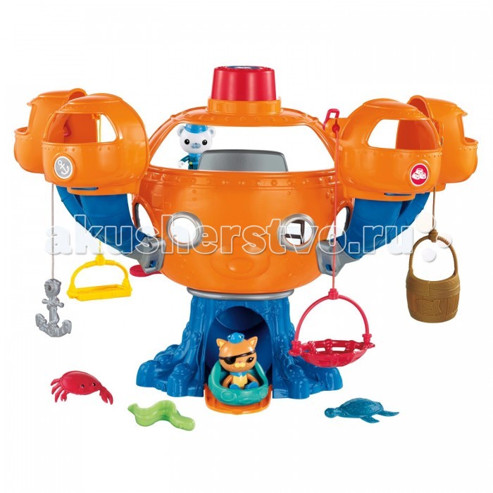 Fisher Price Mattel Игровой набор Подводная база Октопод
