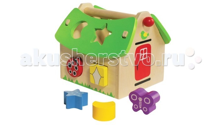 Деревянные игрушки Toys Lab Сортер Летний домик головоломки toys lab деревянный лабиринт лес