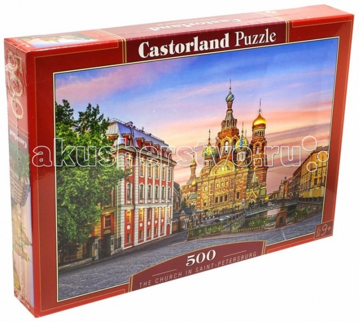 Пазлы Castorland Пазл Храм в Санкт-Петербурге 500 элементов