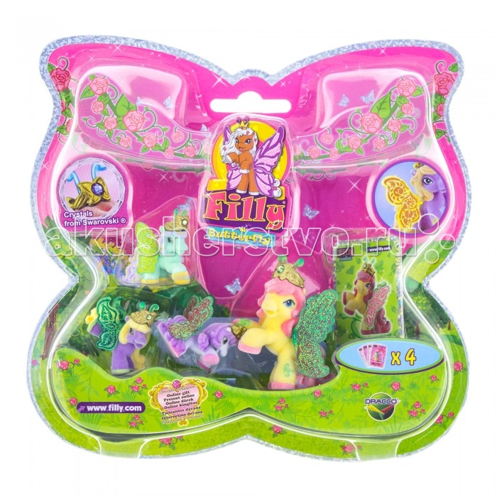 Filly Набор игровой Лошадки-бабочки с блестящими крыльями Lotus