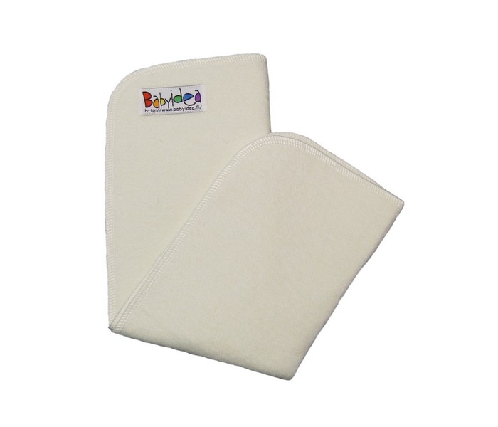 Многоразовые подгузники и трусики Babyidea Вкладыш для пеленания Bamboo Hour Twofold 38х23 2 шт. пеленальные сумки