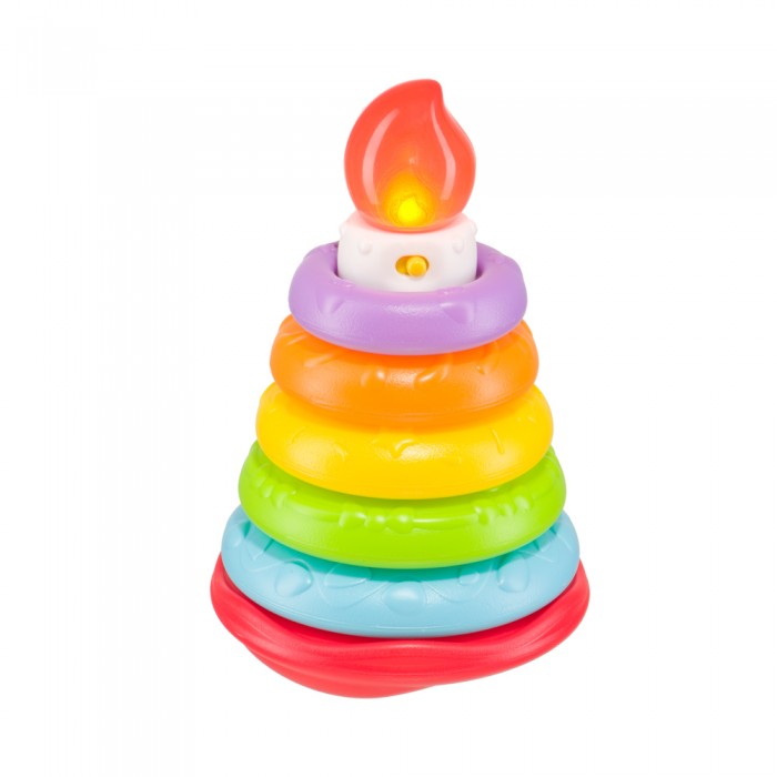 Развивающая игрушка Happy Baby Пирамидка Happy Cake 330080 - фото 1