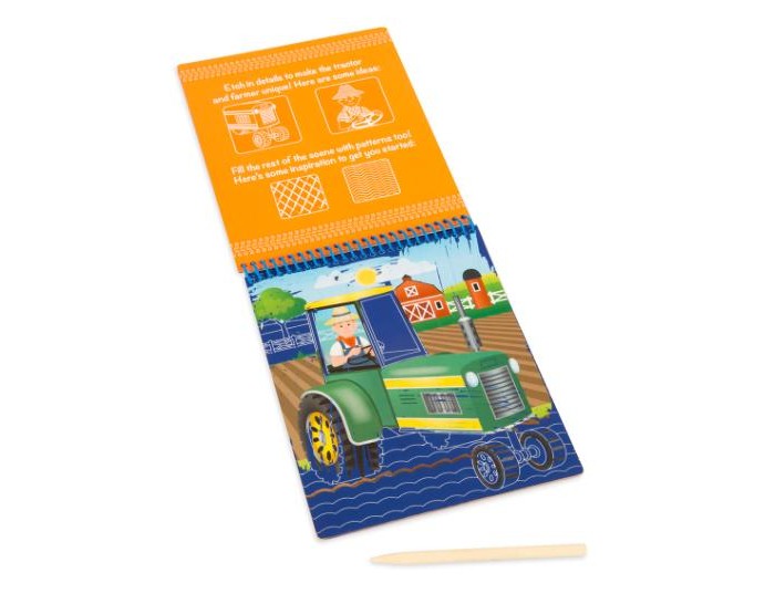

Melissa & Doug Scratch Art Транспорт, Scratch Art Транспорт