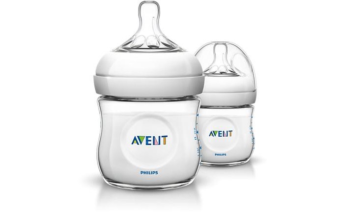 фото Бутылочка Philips Avent Natural 0 мес+, 125 мл, 2 шт SCF690/27