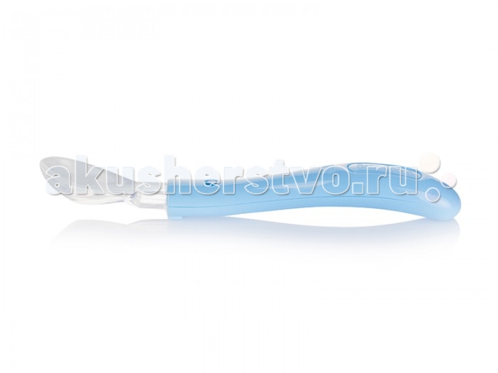 Столовые приборы Babyland ложка детская силиконовая size L