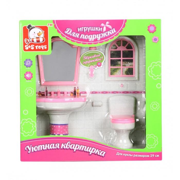 Кукольные домики и мебель S+S Toys Мебель для куклы в наборе ES-SR2122