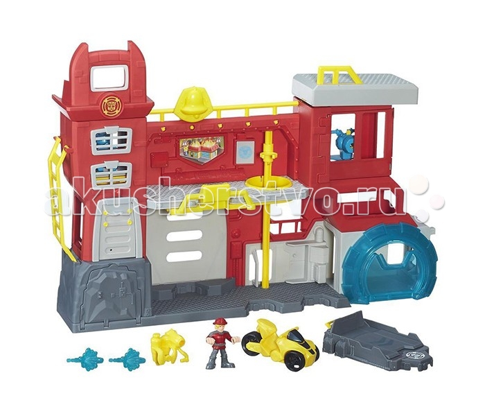 Playskool Hasbro Heroes Трансформеры Спасатели: Штаб спасателейHasbro Heroes Трансформеры Спасатели: Штаб спасателей Playskool Hasbro Heroes Трансформеры Спасатели: Штаб спасателейHasbro Heroes Трансформеры Спасатели: Штаб спасателейБольшой игровой набор Штаб спасателей от всемирно известного производителя Hasbro - замечательный подарок для мальчиков, поклонников Трансформеров, к любому празднику! С таким функциональным штабом ребенок сможет затеять увлекательную сюжетно-ролевую игру по мотивам мультфильма Трансформеры: Роботы-Спасатели, или придумывать собственные приключенческие истории. В комплект входят 2 фигурки роботов и машинка, а также дополнительные игровые аксессуары.<br>