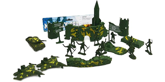 Игровые фигурки Veld CO Набор солдатиков с аксессуарами 20734 игровые коврики veld co коврик с машинками