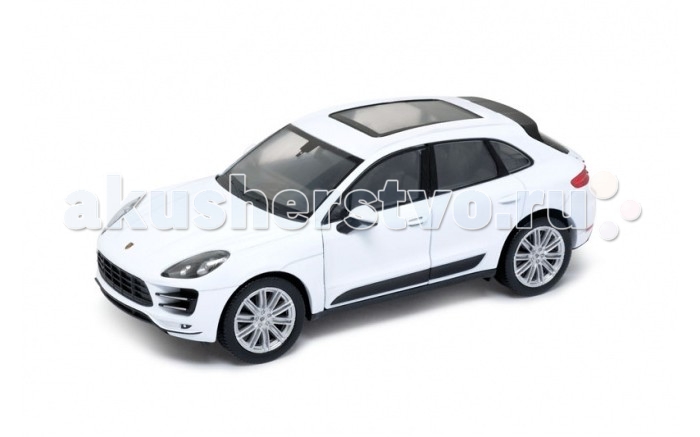 Машины Welly Модель машины 1:24 Porsche Macan Turbo aluminum car top roof rail rack mount side bars decoration trim cover for porsche macan 2014 2017
