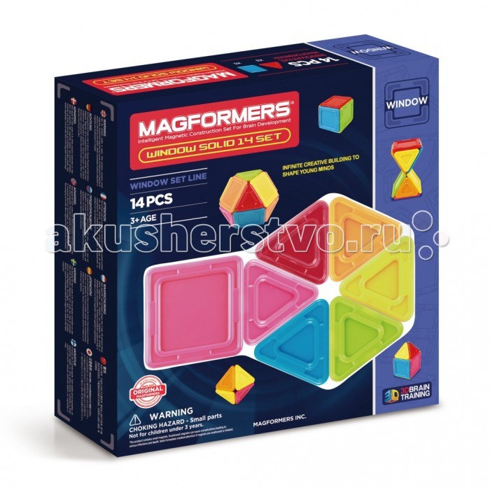 фото Конструктор Magformers Магнитный Window Solid 14 элементов