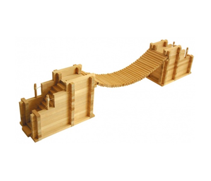Деревянная игрушка Теремок Сказочный мост 239 деталей