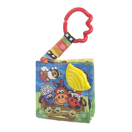 Книжки-игрушки Playgro Книга-прорезыватель Ферма 0182644 прорезыватели playgro книжка прорезыватель ферма