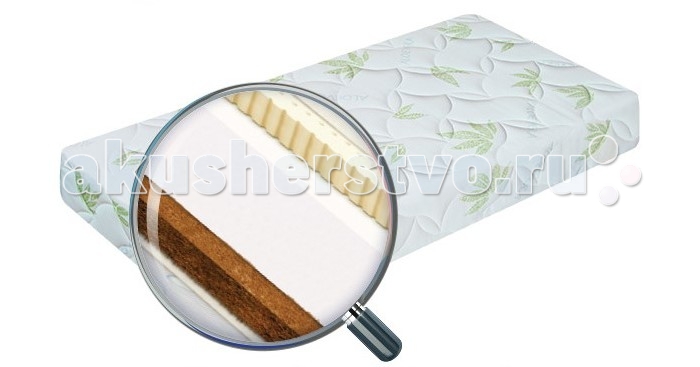 Матрас BoomBaby AloeVera Аir 60x120x14 смAloeVera Аir 60x120x14 см Матрас BoomBaby AloeVera Аir 60x120x14 смAloeVera Аir 60x120x14 смBoomBaby Матрас AloeVera Аir 60x120x14 см Самое популярное у родителей сочетание наполнителей – и не зря! Матрасы этого модельного ряда отвечают всем требованиям, являются двусторонними, с прекрасным ортопедическим эффектом благодаря кокосовому полотну и натуральному латексу. Дополненные чехлами из уникальных тканей – они собрали в себе все лучшие свойства природных материалов. А основа из всем известного экологичного материала Холлофайбер, позволяет добиться прекрасной упругости матраса и устойчивости к многократному сжатию, благодаря спиральной форме волокон, напоминающих работу пружин. Холлофайбер Нетканый легкий материал, обладающий лучшими свойствами всех материалов. Холлофайбер – гигроскопичный, гипоаллергенный, упругий, воздухопроницаемый наполнитель. Благодаря спиральной форме волокон, хорошо сопротивляется сжатию, напоминая работу пружин, что придает ему дополнительный ортопедический эффект. Натуральный Латекс Вспененный латекс – мягкий, но весьма упругий натуральный материал растительного происхождения, придающий повышенный комфорт во время сна. Дополнительную воздухопроницаемость латексу обеспечивает перфорация. Обладает бактерицидными свойствами, благодаря чему отсутствует среда для размножения бактерий и клещей. Кокосовая койра Кокосовая койра относится к системе природных оптимально-жестких наполнителей, о необходимости использования которых в матрасах для детей первых лет жизни, знает каждая мама. Изготавливается из волокон ореха кокосовой пальмы и скрепляется натуральным латексом. Обладает сочетанием ряда уникальных свойств – повышенной упругостью, прочностью и воздухопроницаемостью, создавая «дышащий эффект». Aloe Vera Съемное покрытие с пропиткой Алоэ Вера обладает антимикробным и гипоаллергенным свойствам, устойчиво к бактериям и пылевым клещам, препятствует образованию плесени. Характеристики Основа - холлофайбер. С одной стороны - натуральный латекс. С другой стороны - натуральная кокосовая койра Размер 120 х 60 (в кроватку). Съемный чехол на молнии - стеганый трикотаж. Степень жесткости - 3 (двусторонней жесткости).<br>