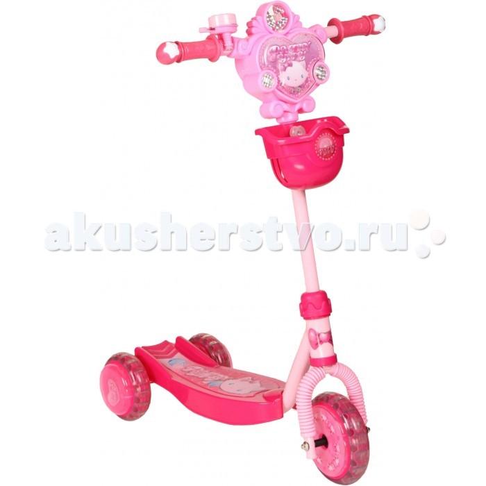 

Трехколесный самокат Leader Kids трехколесный с киской XG5307R8