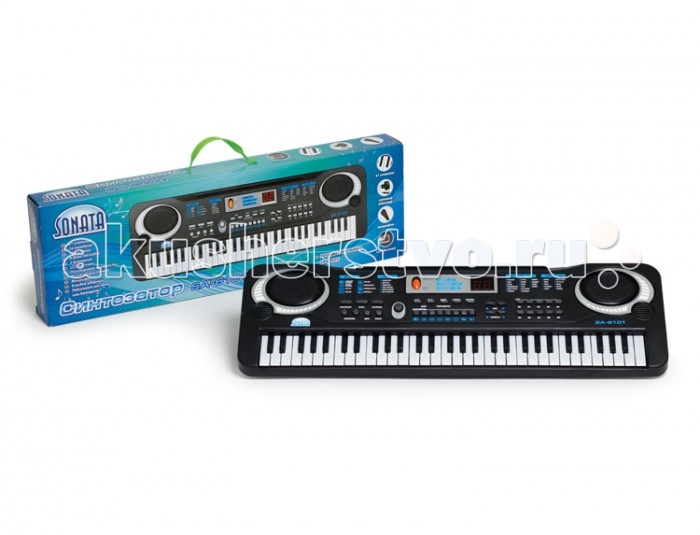 Музыкальные инструменты, Музыкальный инструмент Sonata Синтезатор руссифицированный SA-6101  - купить со скидкой