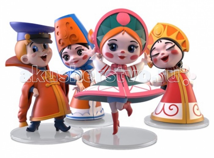 ProstoToys Набор фигурок Вовка и ВасилисыНабор фигурок Вовка и Василисы ProstoToys Набор фигурок Вовка и ВасилисыНабор фигурок Вовка и ВасилисыProstoToys Набор фигурок Вовка и Василисы станет прекрасным подарком для вашего ребенка. Он включает в себя фигуру главного героя мультфильма Вовки и трех Василис. Для фигурок в наборе имеются специальные подставки. Все предметы набора выполнены из высококачественного поливинилхлорида. Детали фигурок четкие и максимально детализированы, что привлечет внимание ребенка, который с огромным удовольствием будет играть с ними в ролевые игры. Такой набор непременно понравится вашему ребенку и станет замечательным украшением любой коллекции. В наборе: фигурка Вовки фигурки Василис 3 шт.<br>