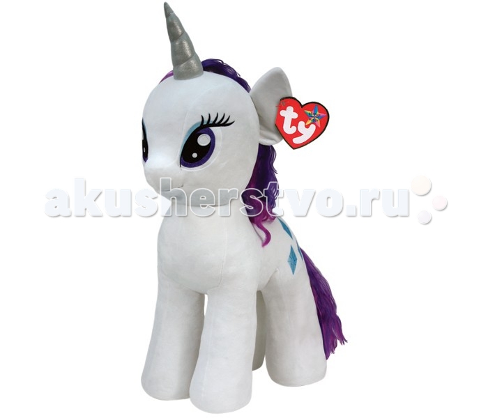 Мягкая игрушка My Little Pony Пони Rarity 76 смПони Rarity 76 см Мягкая игрушка My Little Pony Пони Rarity 76 смПони Rarity 76 смПони Rarity 76 см - очаровательная мягкая игрушка из новой коллекции My little Pony. Ваш ребенок обязательно подружится с таким красивым белым единорогом. Игрушка мягкая и приятная на ощупь, большие красивые глаза и знак отличия вышиты, грива красивая и очень гладкая. Красавица единорог Рэрити — отчаянная модница и талантливый дизайнер. У нее ранимый и чувствительный характер и она лучше всех остальных пони разбирается в вопросах красоты. Рэрити владеет магией, которая помогает ей в ее творчестве. Пони Rarity 76 см станет не просто игрушкой, но и милым дополнением к декору любой детской комнаты.<br>