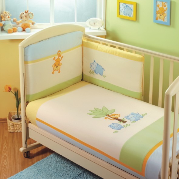 Комплект в кроватку Makkaroni Kids Тедди 120х60 см (7 предметов)