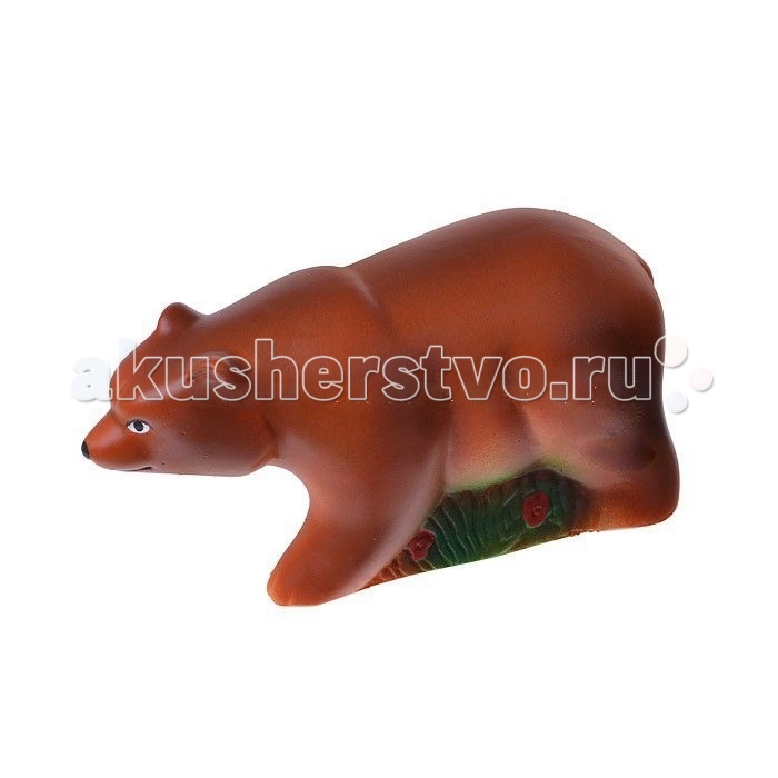 Игрушки для ванны Воронежская игрушка Игрушка для ванны Медведь бурый 7 см игрушки для ванны воронежская игрушка игрушка для ванны снежный барс 13 см